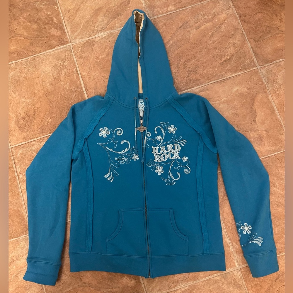 Ladies Hard Rock Cafe Hoodie - Nassau, Bahamas. XL